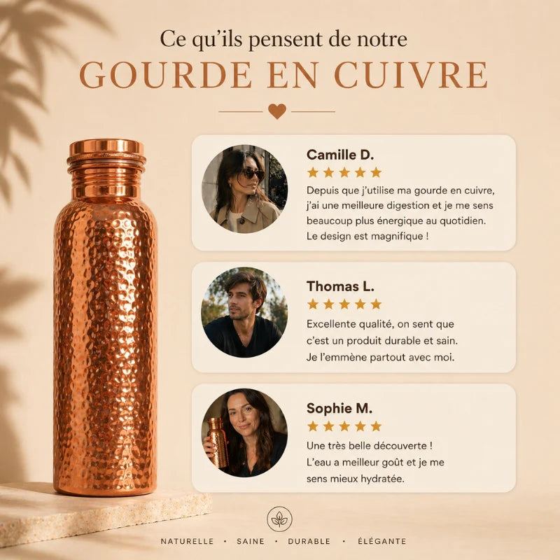 Gourde en Cuivre – Maison Nuvia™