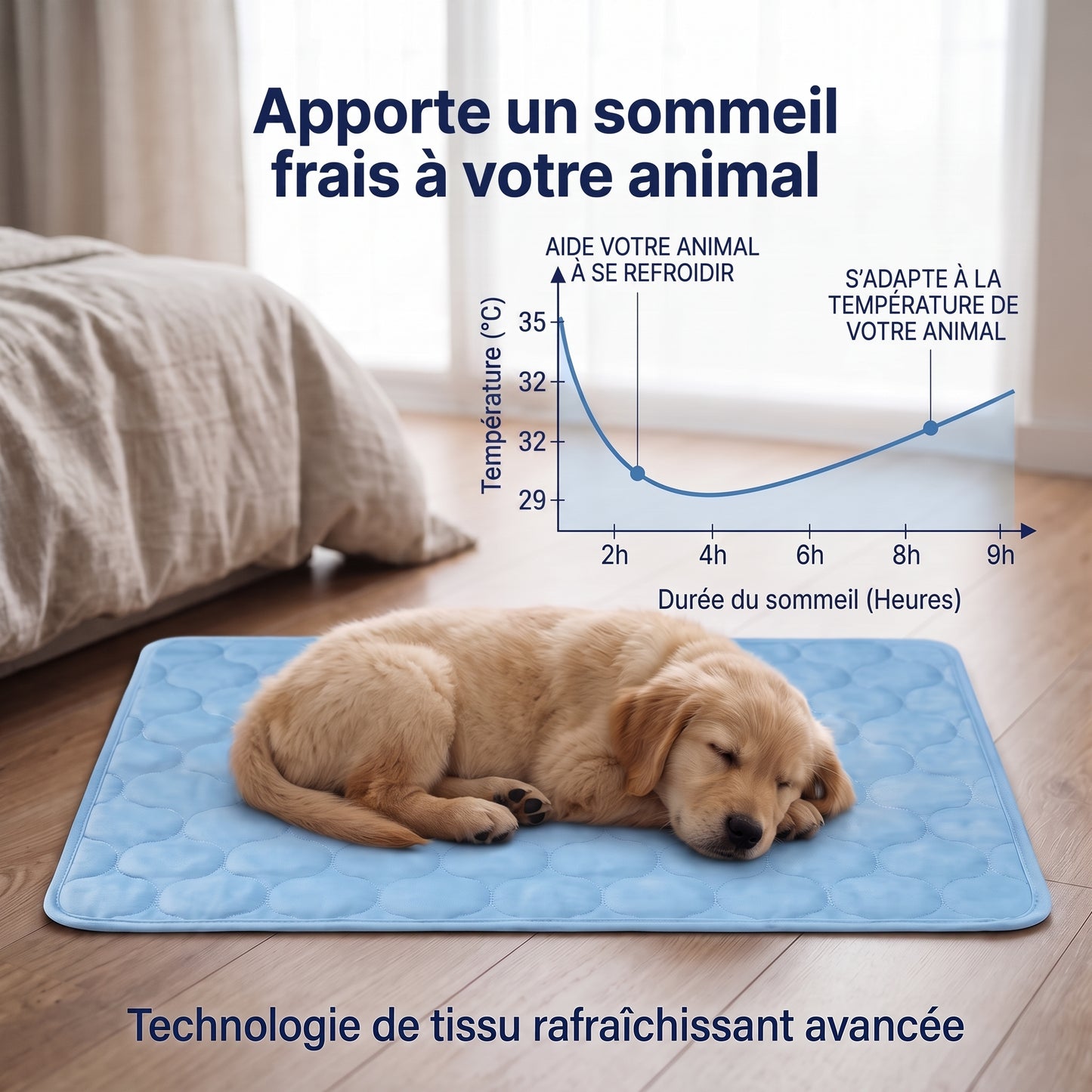 Tapis rafraîchissant pour chien Nuvia™