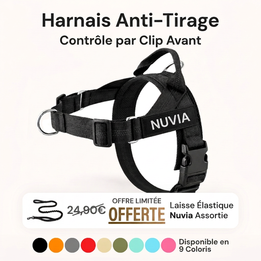 Harnais anti-traction pour chien Nuvia