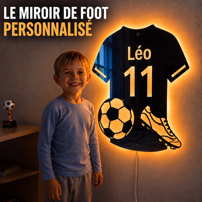 LumiFoot | Miroir LED de football personnalisé