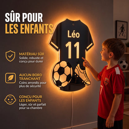 LumiFoot | Miroir LED de football personnalisé