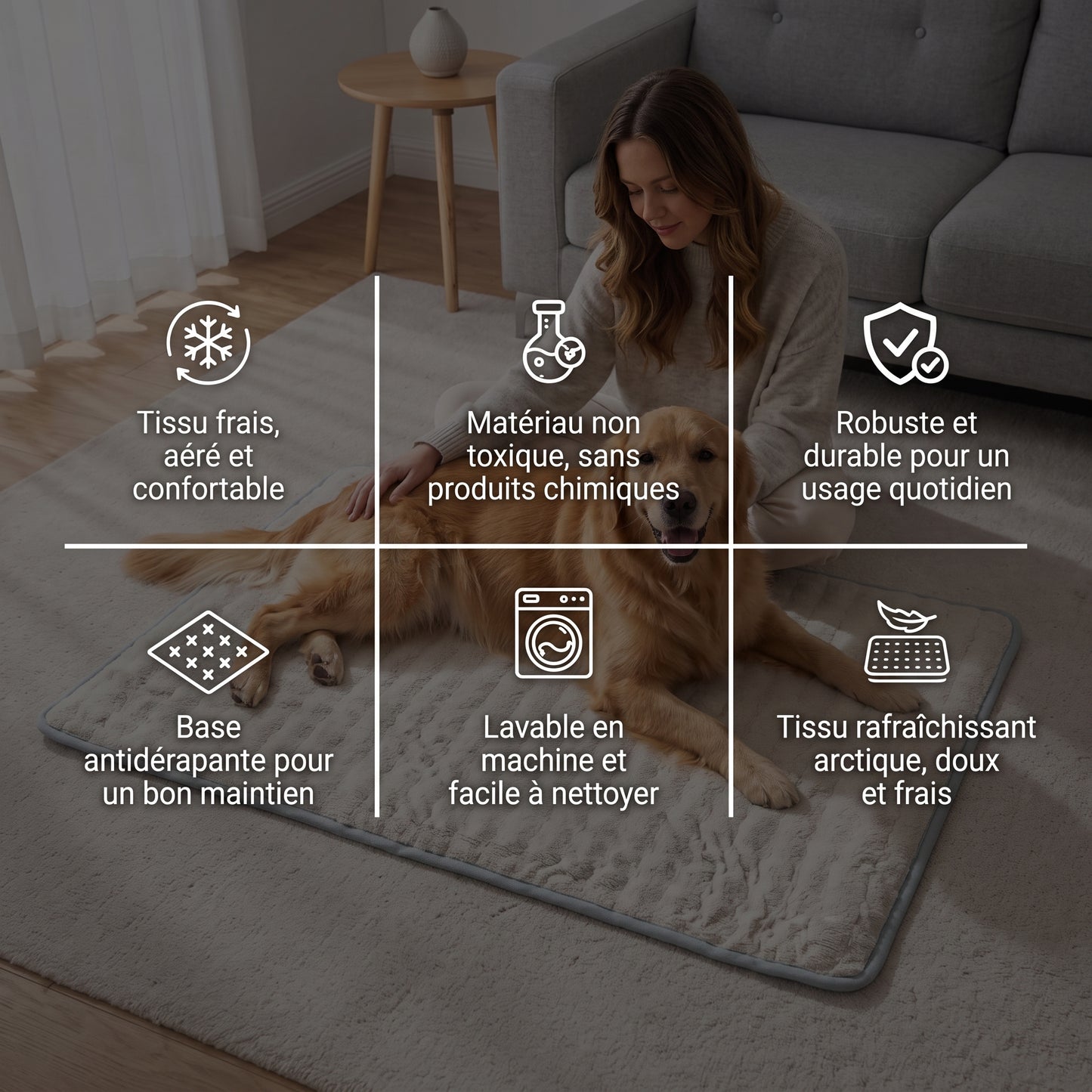 Tapis rafraîchissant pour chien Nuvia™
