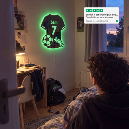 LumiFoot | Miroir LED de football personnalisé