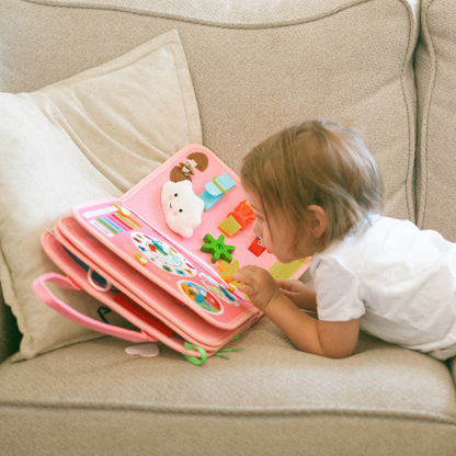 Livre d'activités Montessori 8 pages, plus de 30 activités, dès 6 mois - Nuvia™